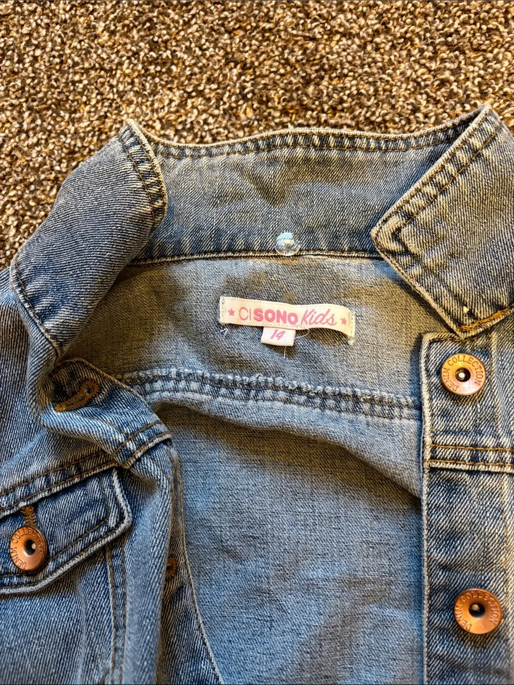 Kids Light Blue Denim Jacket - Classic Style